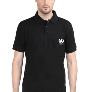 BLACK POLO HALF SLEEVE GID1